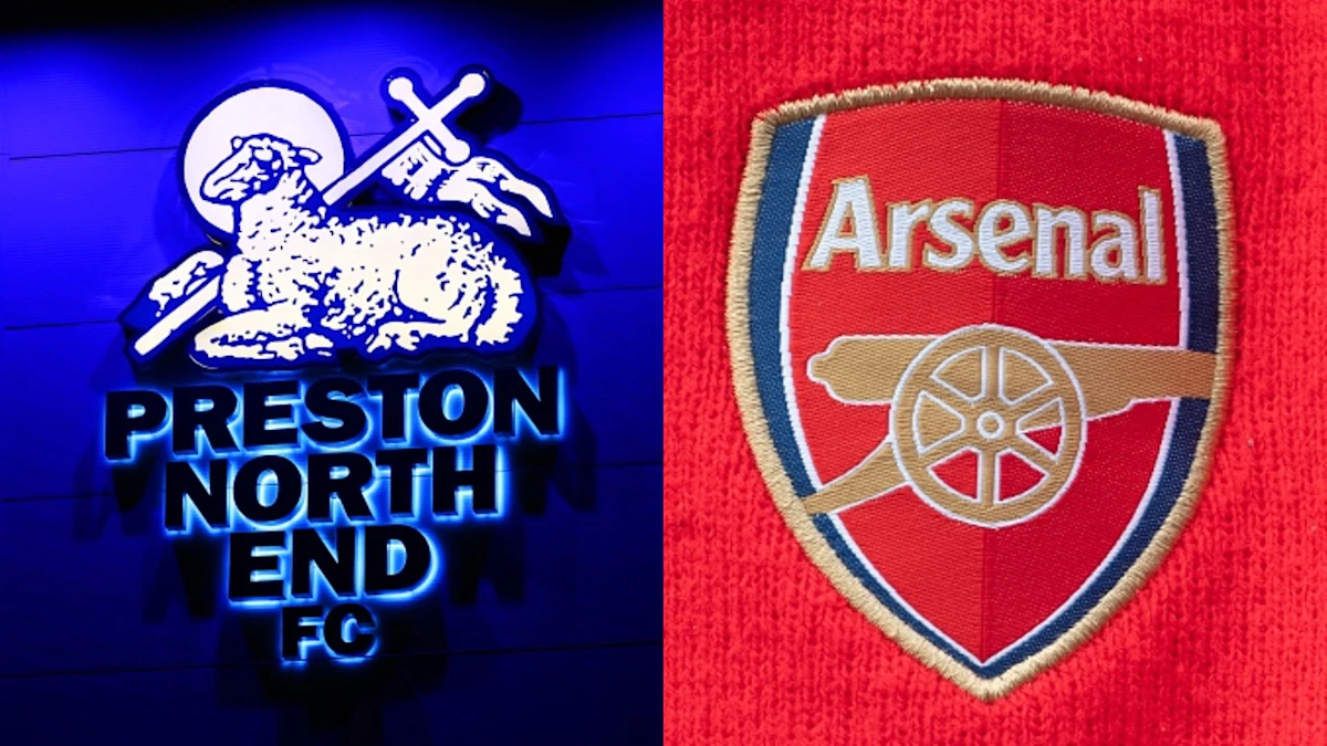 preston north end f.c. vs arsenal f.c. lineups