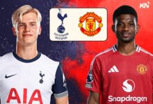 manchester united f.c. vs tottenham lineups​