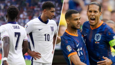 netherlands national football team vs england national football team timeline​